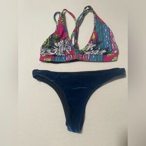 Multicolor Bikini Set